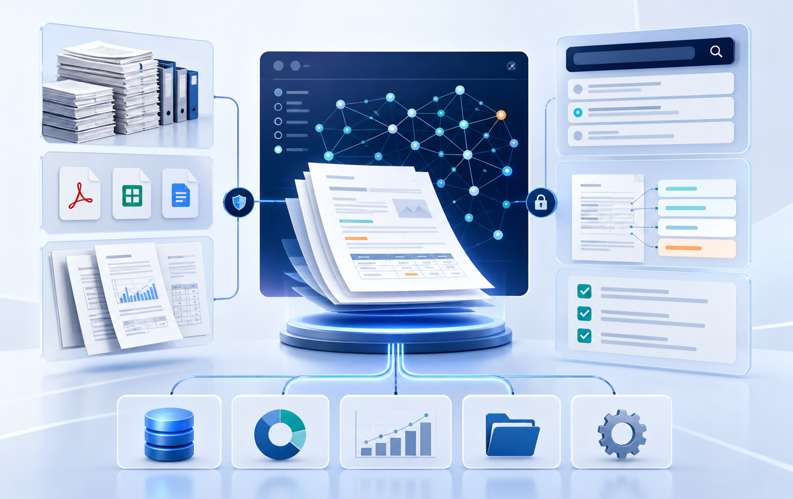Enterprise Knowledge AI and RAG visual