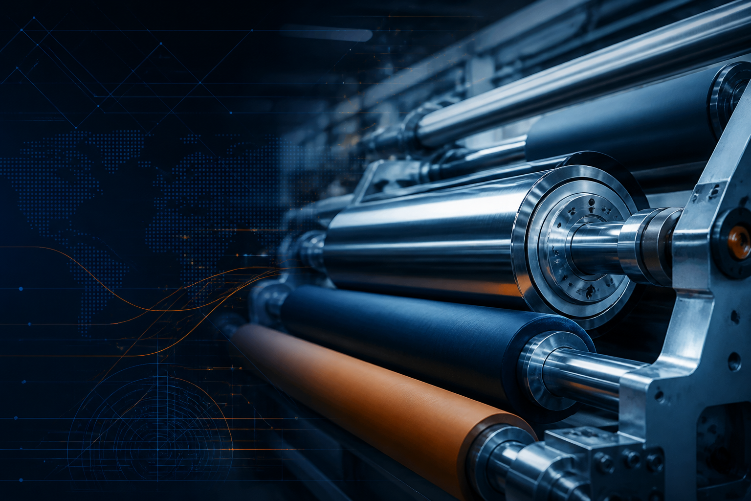 Rolls and roller manufacturing digital solutions